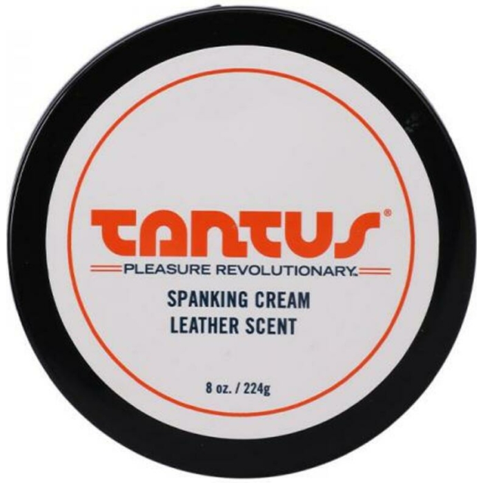 Tantus - Spanking Cream - Leather Scent - 8 Oz. - Image 1