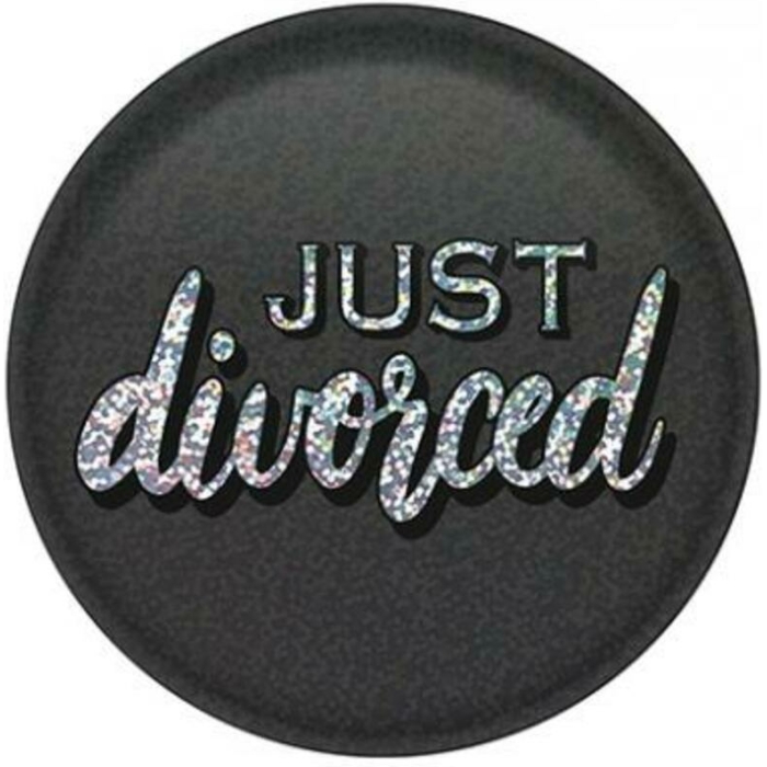 Just Divorced Button - Image 1