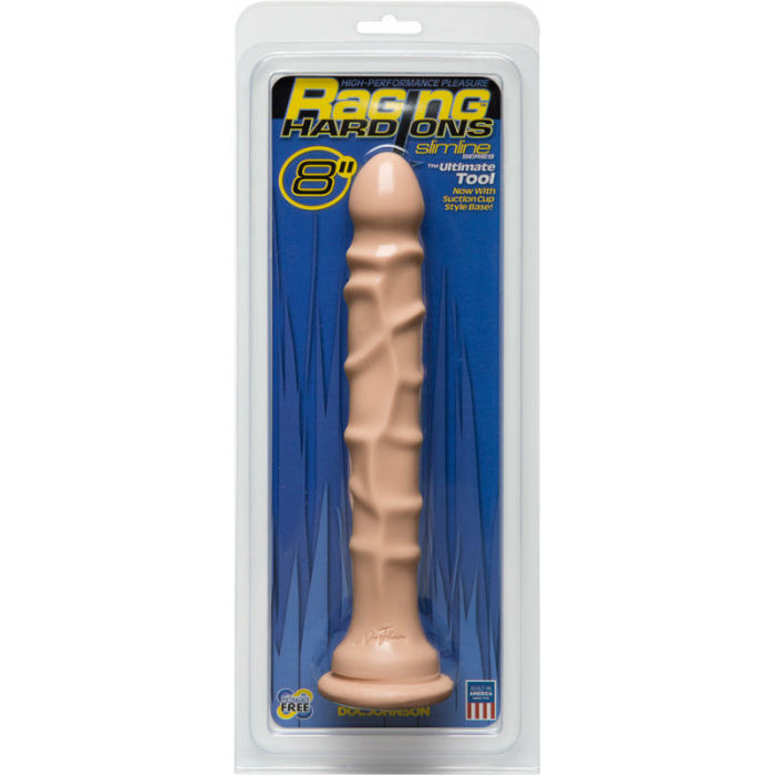 Raging Slimline Suction Cup 8 inches Dong Beige - Image 2