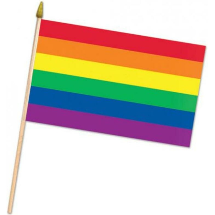 Rainbow Fabric Flag - Image 1