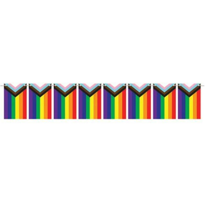 Pride Flag Pennant Streamer - Image 1