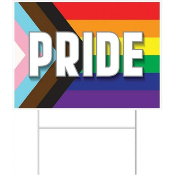 Plastic Pride Yard Sign - Image 1