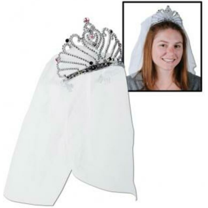 Bride to be tiara and veil - Image 1