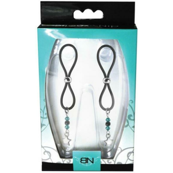 Bijoux De Nip Nipple Halos Star Charm Blue Black - Image 2