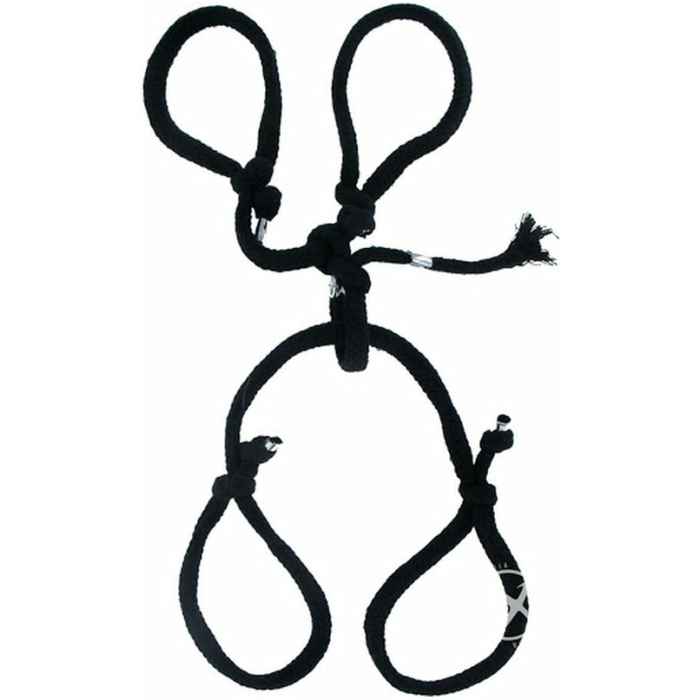 Fetish Fantasy Silk Rope Hogtie - Image 1