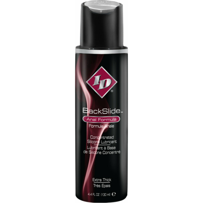 Id Backslide Silicone Anal Lubricant 4.4oz Flip Cap Bottle - Image 1
