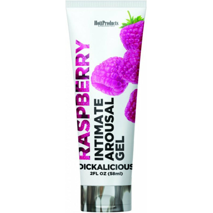 Dickalicious Penis Arousal Gel 2oz Raspberry - Image 1