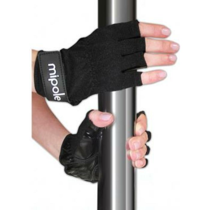 MiPole Dance Pole Gloves (Pair) Small - Black - Image 1