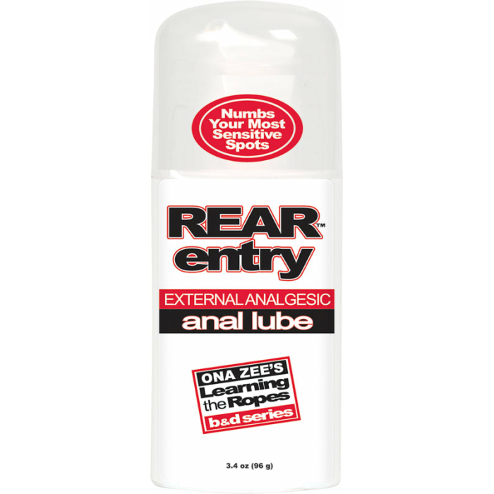 Ona Zees Rear Entry Desensitizing Anal Lube 3.4oz. - Image 1