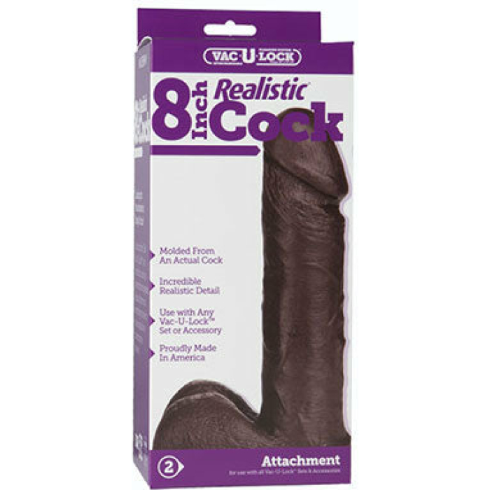 Vac-U-Lock 8 Realistic - Black - Image 1