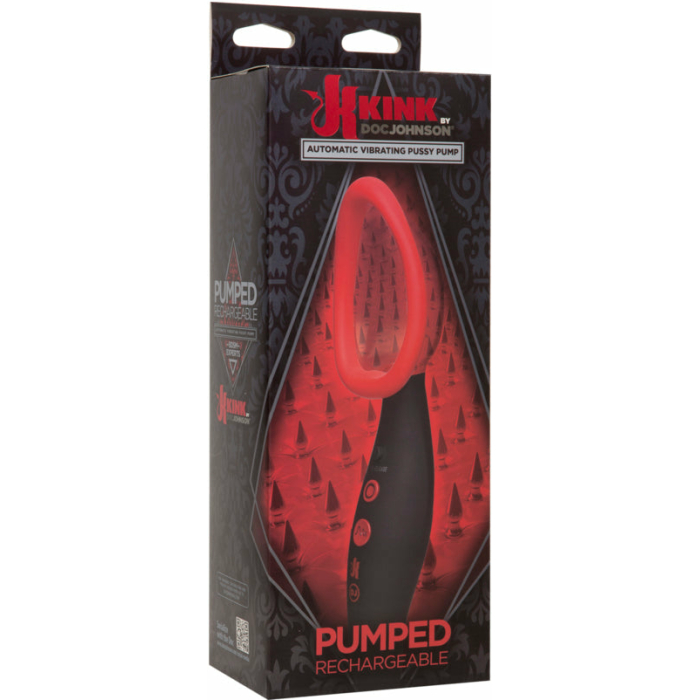 Kink Pumped Vibrating Vagina Pump Black - Image 2