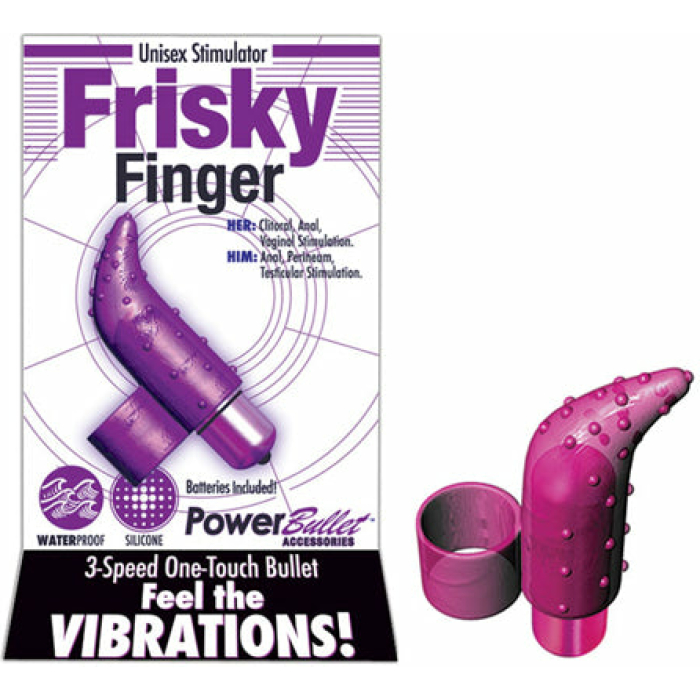 Frisky Finger Unisex Stimulator - Pink - Image 1