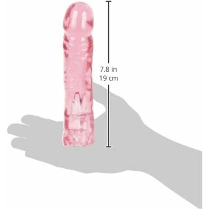 Vac-U-Lock 8" Crystal Jellies Dong - Pink - Image 2