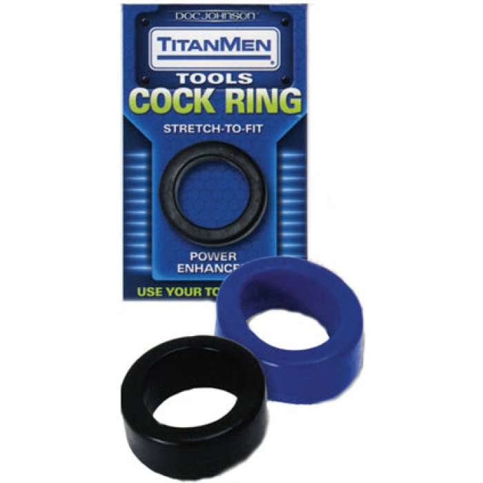 Titanmen Cock Ring Blue - Image 1