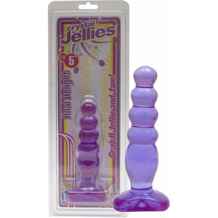 Crystal Jellies Anal Delight 5 Purple - Image 1