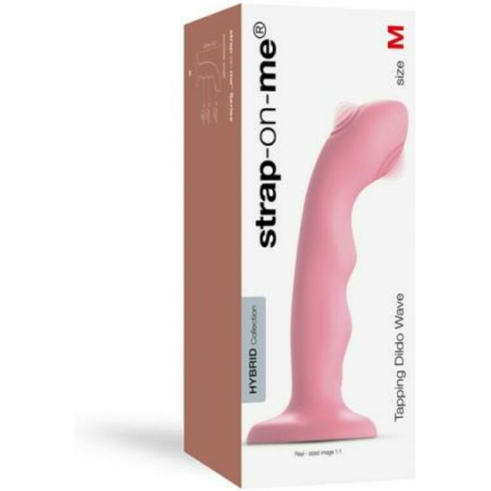 Strap-on-me Tapping Dildo Wave Coral Pink - Image 1