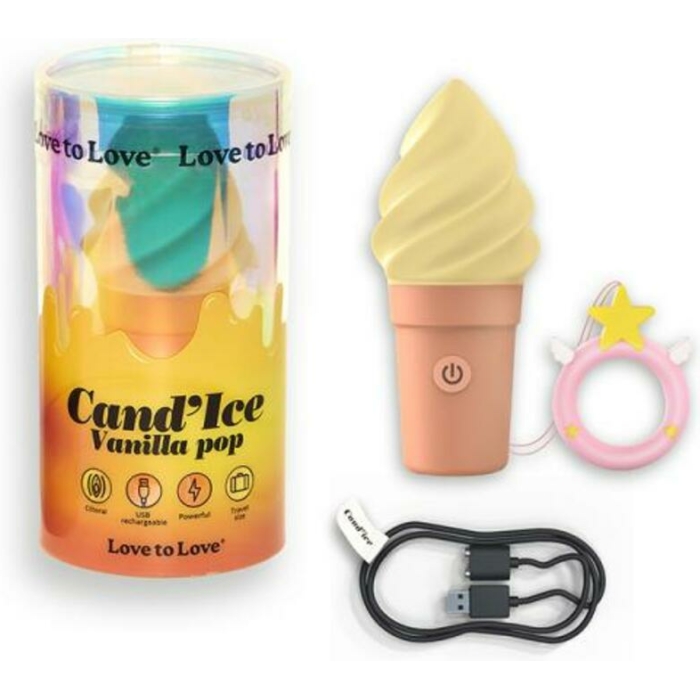 Love To Love Cand'ice Vibrator Vanilla - Image 1