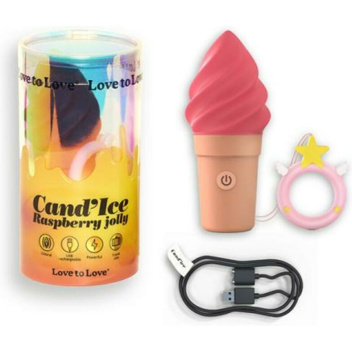 Love To Love Cand'ice Vibrator Raspberry - Image 1