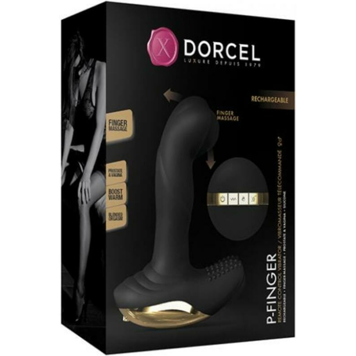 Dorcel P-finger Come Hither - Black/gold - Image 1