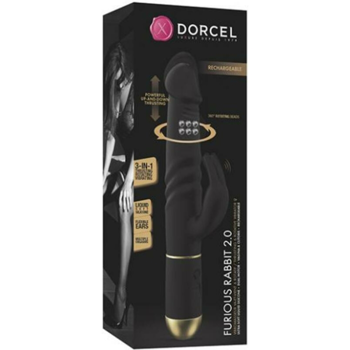Dorcel Thrusting & Spinning Furious Rabbit 2.0 - Black - Image 1