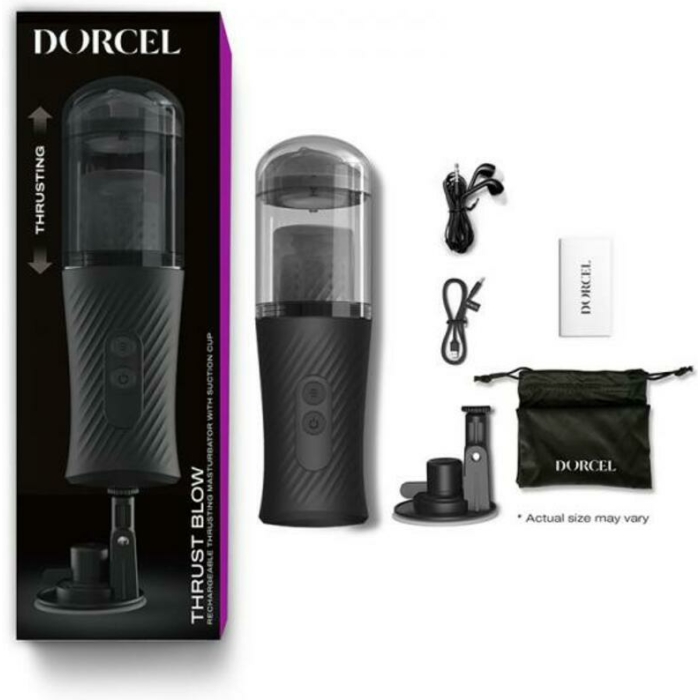 Dorcel Thrust Blow Masturbator Black - Image 1