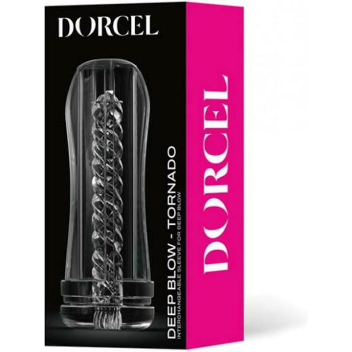Dorcel Deep Blow Tornado Sleeve - Clear - Image 1
