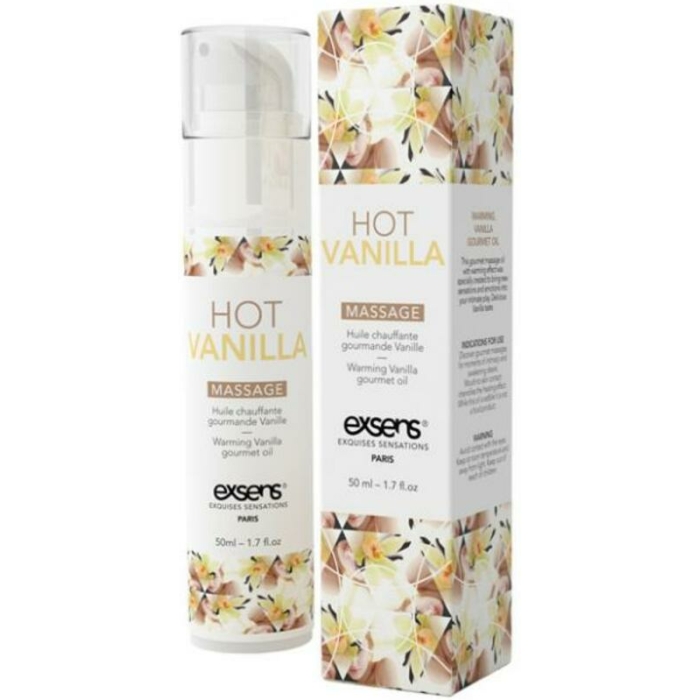 Exsens Of Paris Massage Oil Hot Vanilla 1.7oz - Image 1