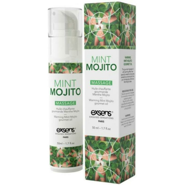 Exsens Of Paris Massage Oil Mint Mojito 1.7oz - Image 1