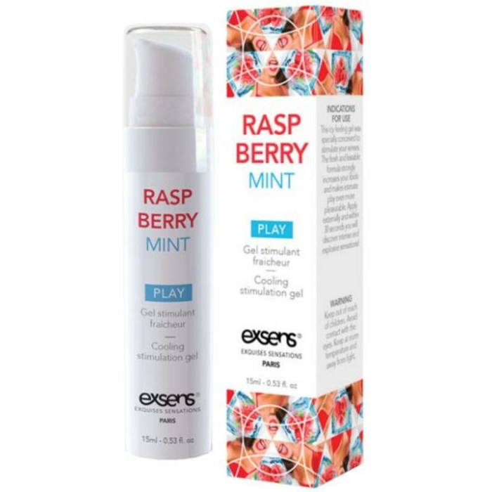 Exsens Arousal Gel Raspberry Mint 0.5 Oz. - Image 1