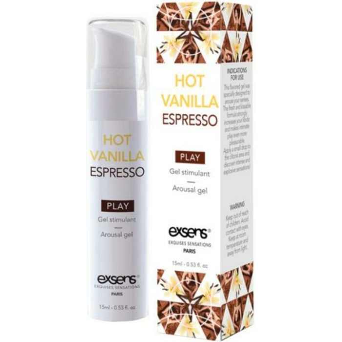 Exsens Arousal Gel Vanilla Espresso 0.5 Oz. - Image 1