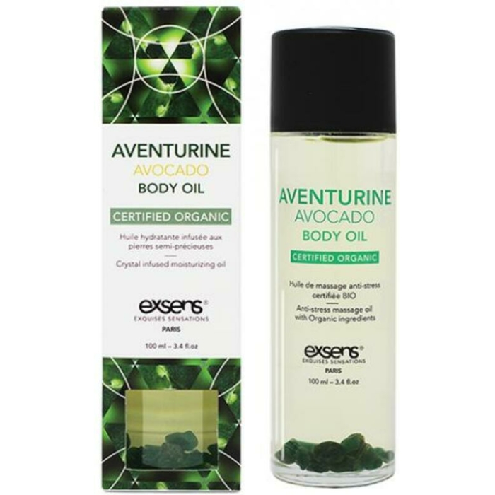 Exsens Organic Body Oil W/stones - Adventure Avocado 100 Ml - Image 1