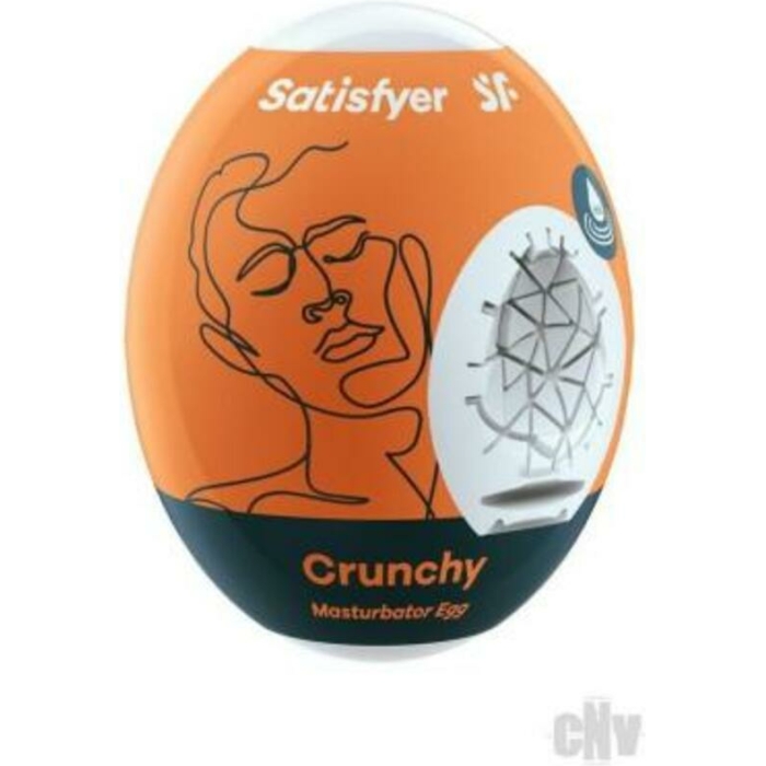 Satisfyer Masturbator Egg Crunchy Orange - Image 1