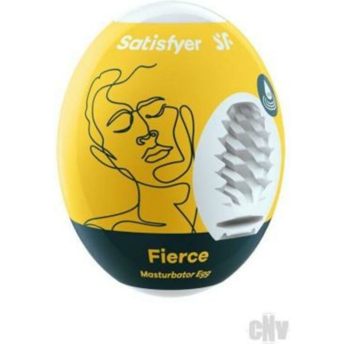 Satisfyer Masturbator Egg Fierce Yellow - Image 1