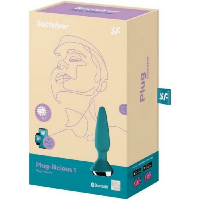 Satisfyer Plug-ilicious 1 Petrol - Image 1