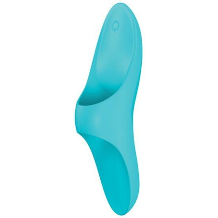 Satisfyer Teaser Finger Vibrator - Light Blue - Image 1