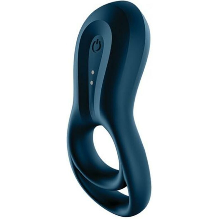 Satisfyer Epic Duo Ring Vibrator - Dark Blue - Image 1
