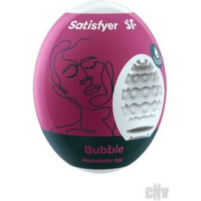 Satisfyer Masturbator Egg Bubble Purple - Image 1