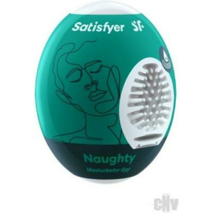 Satisfyer Masturbator Egg Naughty Green - Image 1