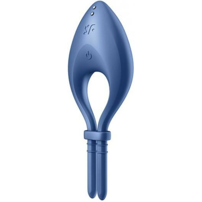 Satisfyer Bullseye Ring Vibrator - Blue - Image 1