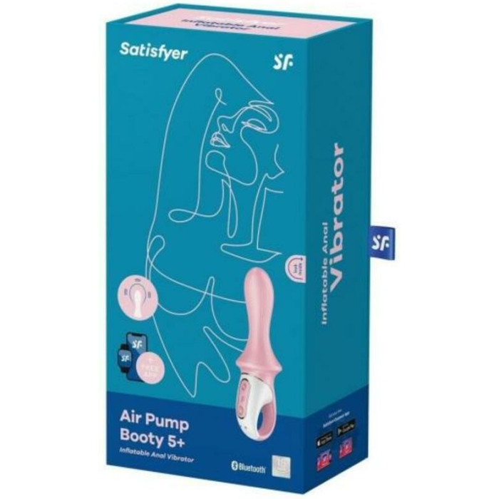 Satisfyer Air Pump Booty 5+ Red - Image 1