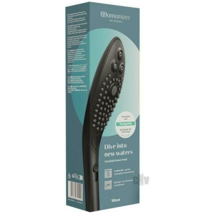 Womanizer Wave Shower Head Masturbator Black - Image 1