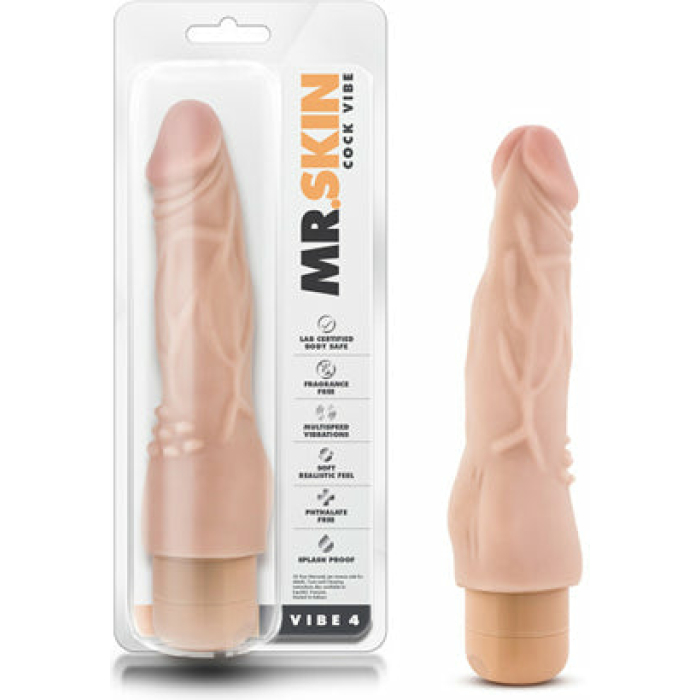 Dr Skin Cock Vibe 04 Beige - Image 1