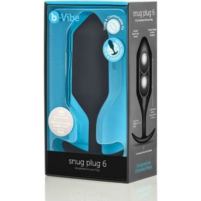 b-Vibe Snug Plug 6 Black - Image 1
