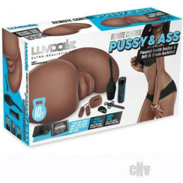 Ld Remote Vibrating Butt Mocha - Image 1