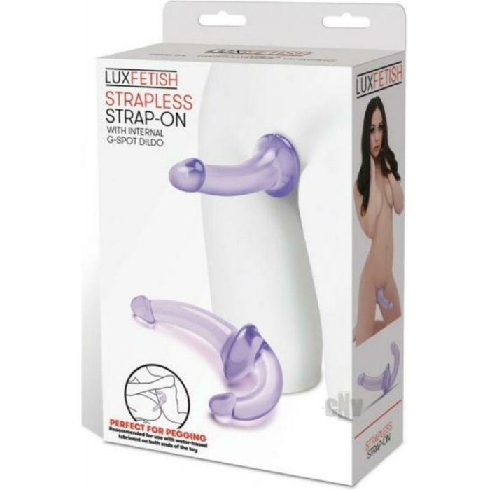 Lux F Strapless Strap On Purple - Image 1