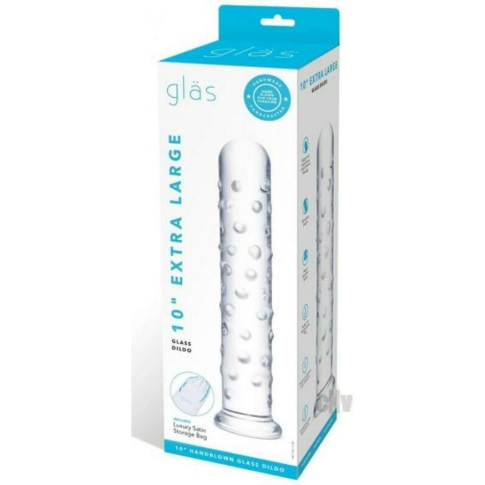 Glas Extra-large Glass Dildo 10 In. - Image 1