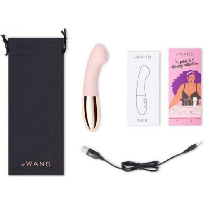 Le Wand Gee G-spot Targeting Rechargeable Vibrator Rose Gold - Image 1