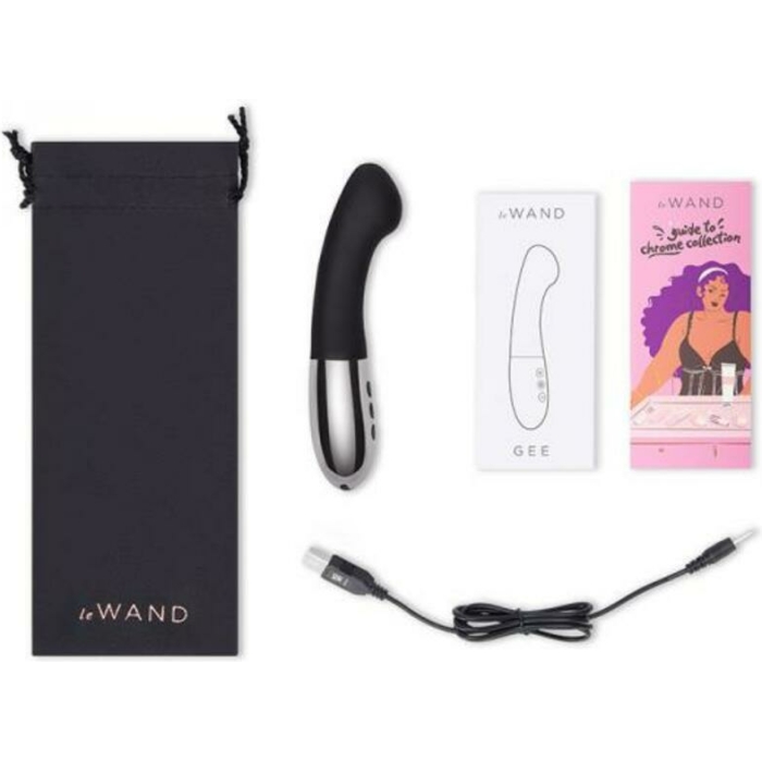 Le Wand Gee G-spot Targeting Rechargeable Vibrator Black - Image 1