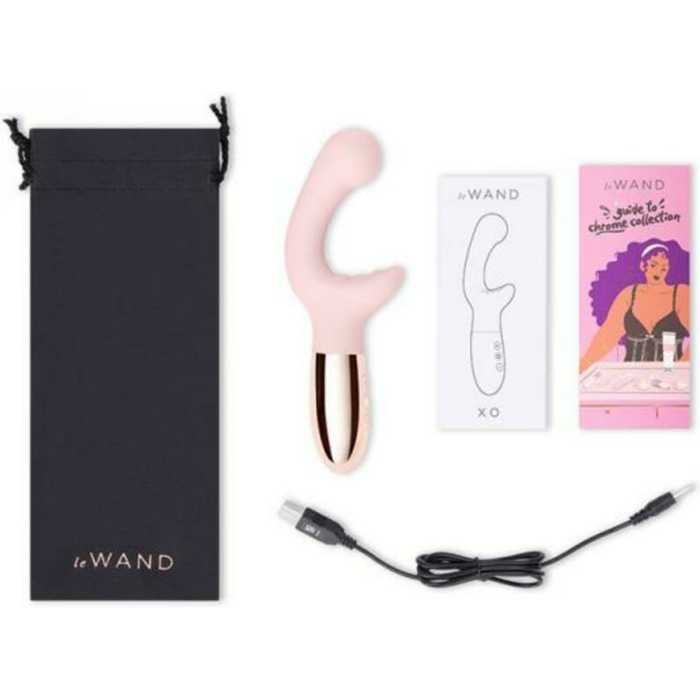 Le Wand Xo Double-motor Wave Rechargeable Vibrator Rose Gold - Image 1