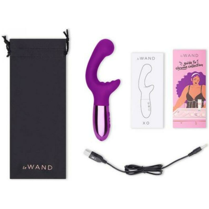 Le Wand Xo Double-motor Wave Rechargeable Vibrator Cherry - Image 1